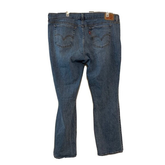 Levis Womens Size 34 Blue 415 Relaxed Bootcut Stretch Jeans - Picture 3 of 6